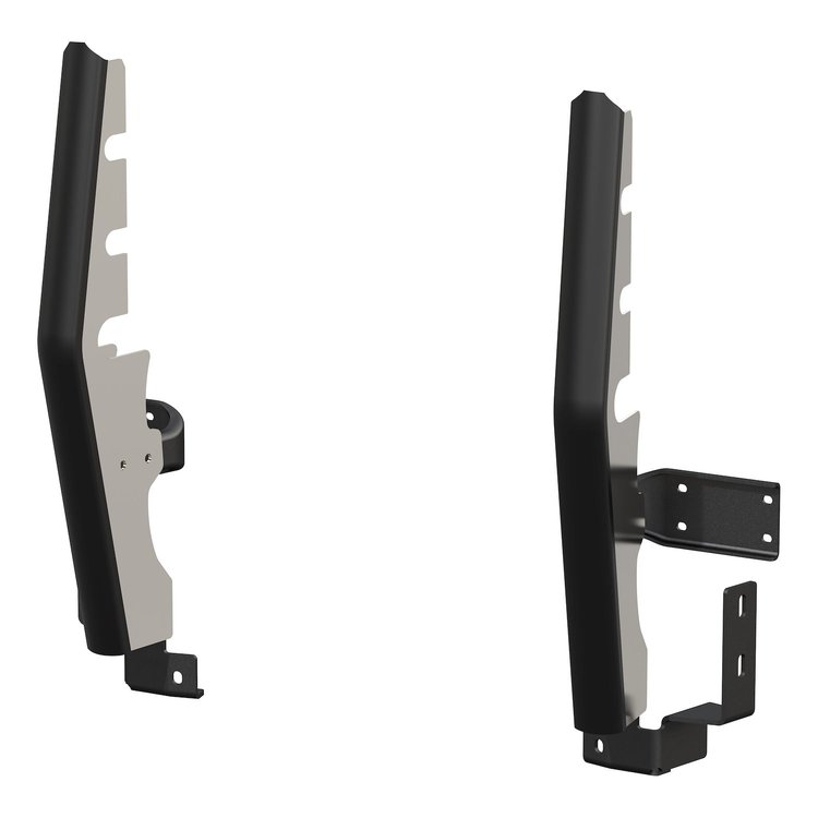 331332 Chrome Steel 2 in. Tubular Grille Guard Upright Package