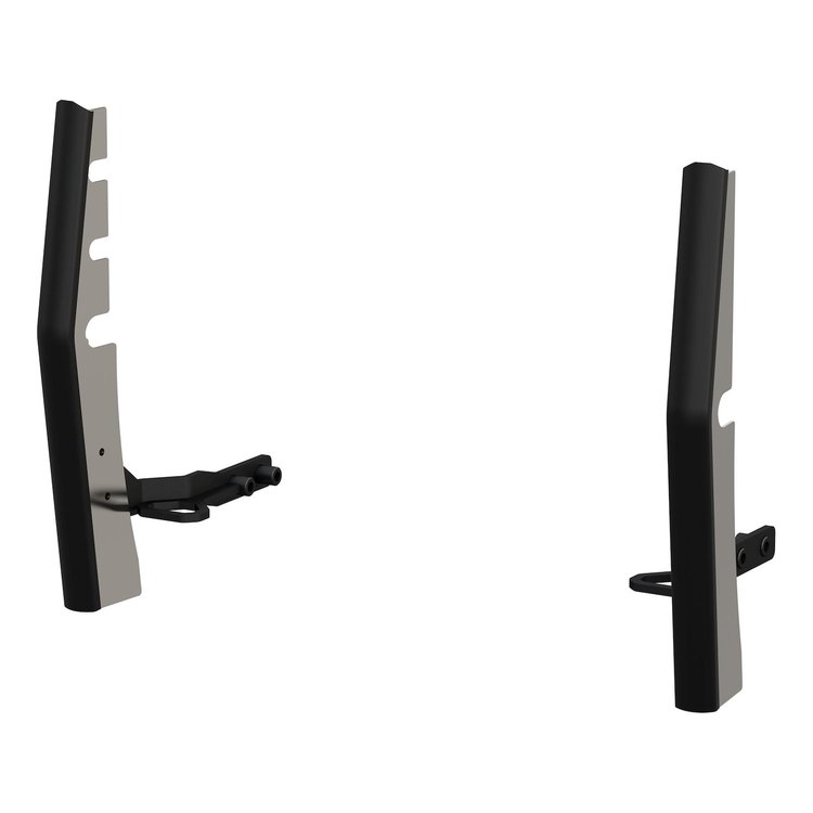 331333 Chrome Steel 2 in. Tubular Grille Guard Upright Package