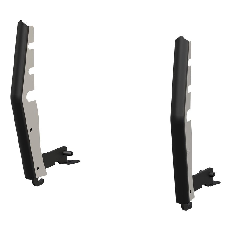 331512 Chrome Steel 2 in. Tubular Grille Guard Upright Package