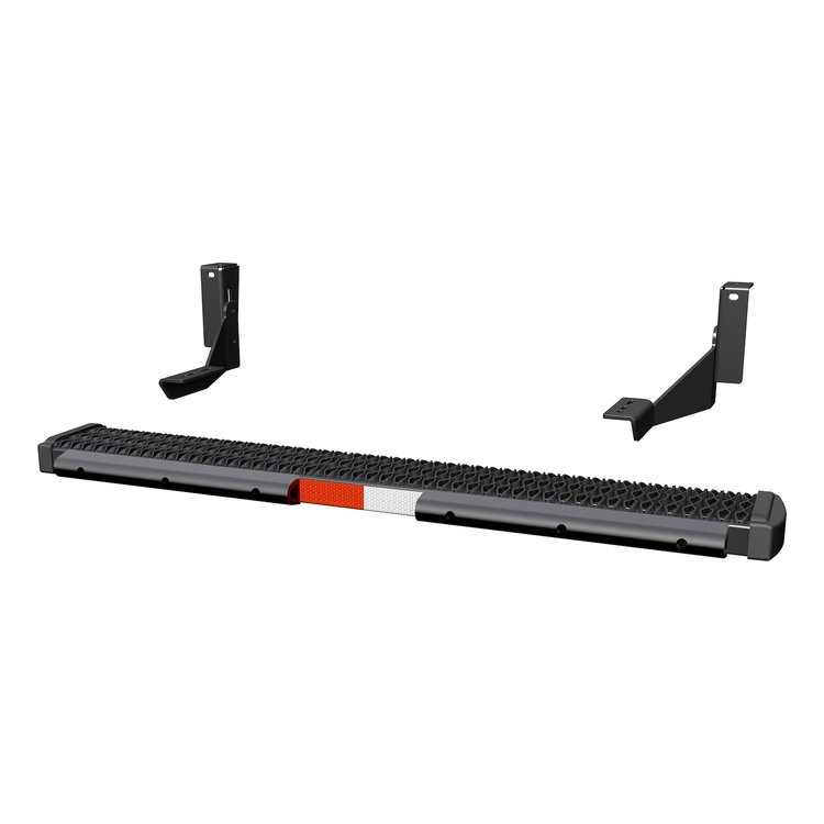 415254-401478-0 Grip Step 7 in. x 54 in. Black Aluminum Rear Step Fleet Kit Fits Select Ram ProMaster