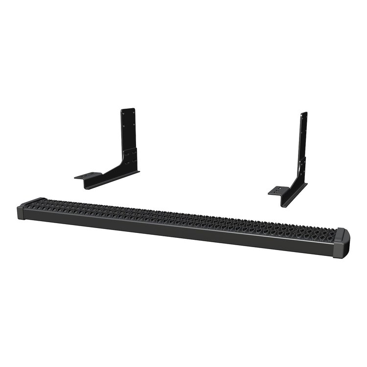 415254-570749 Grip Step 7 in. x 54 in. Black Aluminum Rear Step Fits Select Mercedes-Benz Sprinter 2500, 3500