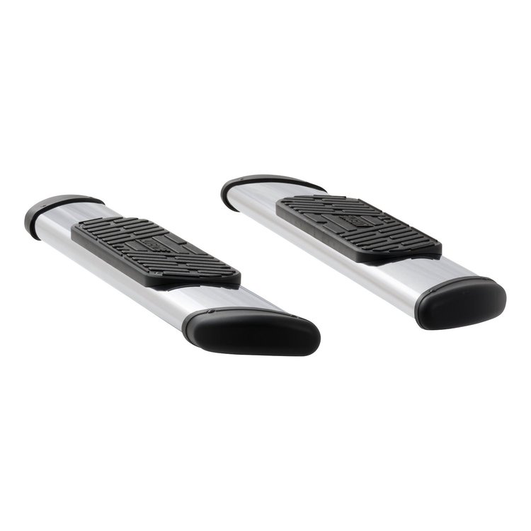 477054-401741 Regal 7 Polished Stainless 54 in. Oval Side Steps Fits Select Chevy Silverado, GMC Sierra HD