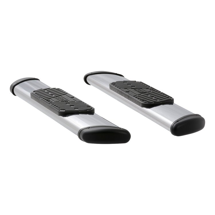 477060 Regal 7 Polished Stainless 60 in. Oval Side Steps, Without Brackets
