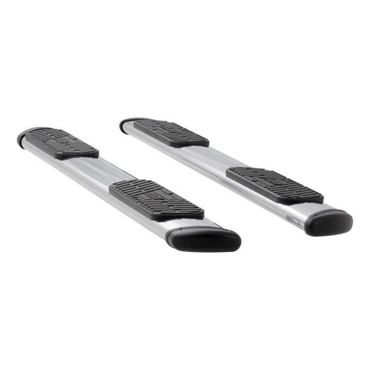 477093-401530 Regal 7 Polished Stainless 93 in. Oval W2W Steps Fits Select Ford F-150 Reg, 8' Bed