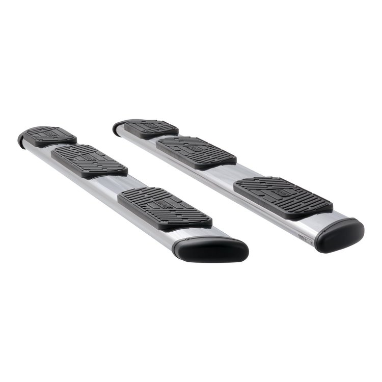 477102-400940 Regal 7 Polished Stainless 102 in. Oval W2W Steps Fits Select Ram 1500 Crew, 6'4 in. Bed