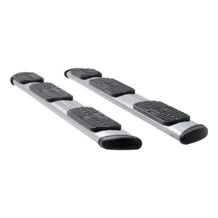 477102-401530 Regal 7 Polished Stainless 102 in. Oval W2W Steps Fits Select Ford F-150 Crew, 5'6 in. Bed