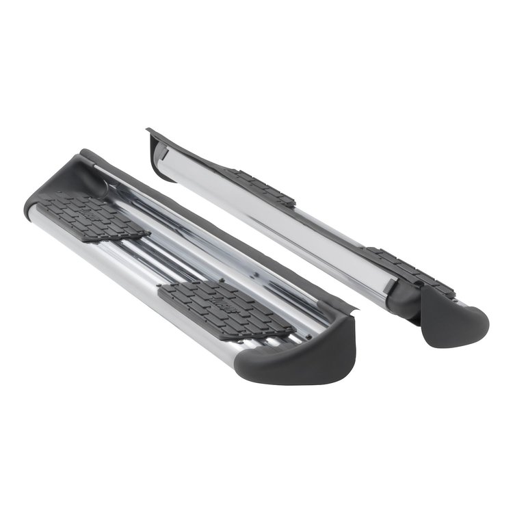 480752 Polished Stainless Steel Side Entry Steps Fits Select Toyota Tundra Double Cab