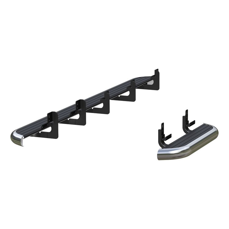 575100-570747 MegaStep 6-1/2 in. x 36 in., 100 in. Aluminum Running Boards Fits Select Mercedes-Benz Sprinter 2500, 3500