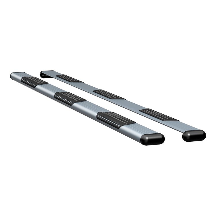 583125-570829 O-Mega II 6 in. x 125 in. Silver Aluminum W2W Steps Fits Select Ford F-250, F-350, F-450