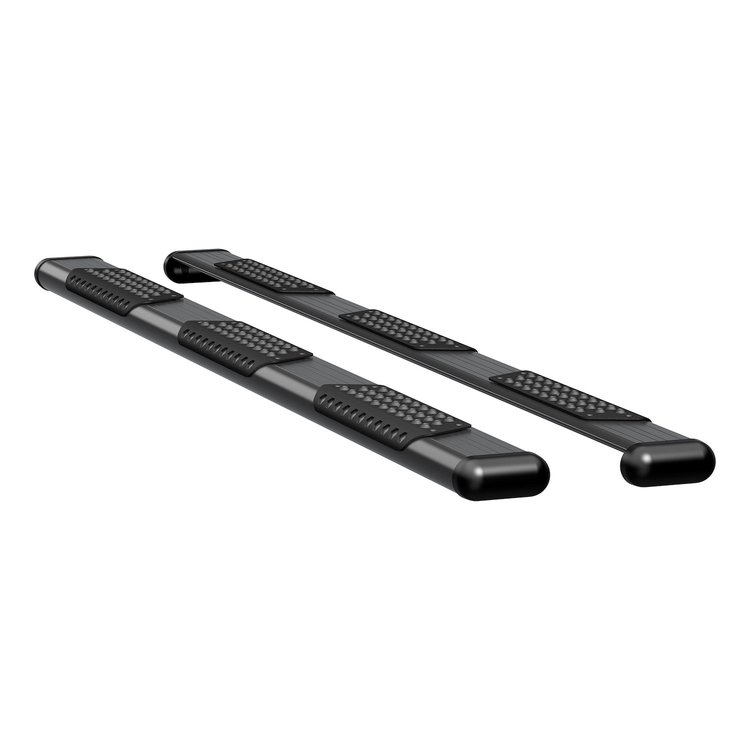 584098-571725 O-Mega II 6 in. x 98 in. Black Aluminum Side Steps Fits Select Ford Transit-150, 250, 350