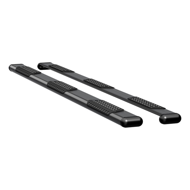584114-571729 O-Mega II 6 in. x 114 in. Black Aluminum W2W Steps Fits Select Ford F-250, F-350