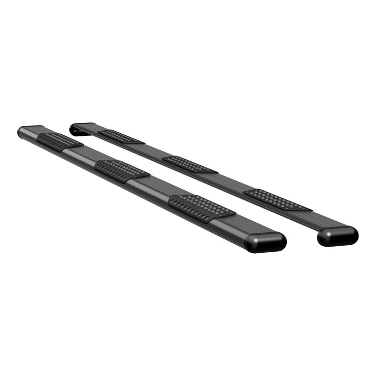 584125-571729 O-Mega II 6 in. x 125 in. Black Aluminum W2W Steps Fits Select Ford F-250, F-350, F-450