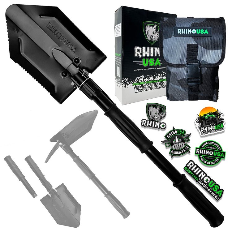 RNO-ETOOL-3 Straight Handle Recovery Shovel W/Pick