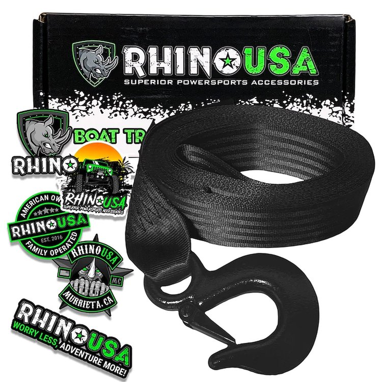 RNO-WNCH-STRP Boat Winch Strap With Hook [2 in. x 20 ft.]