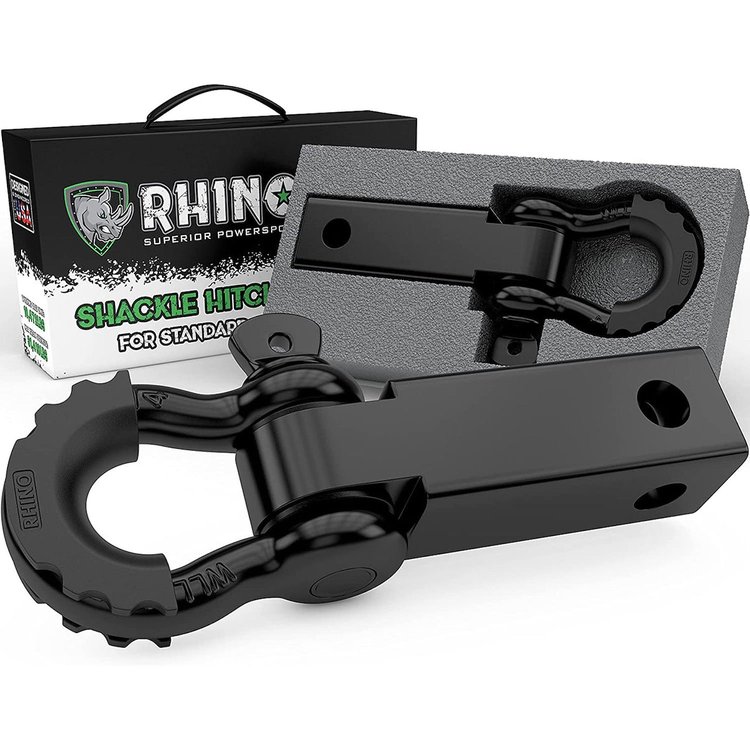 RSHCK-HTCH Shackle Hitch Receiver W/ D-Ring [Black]