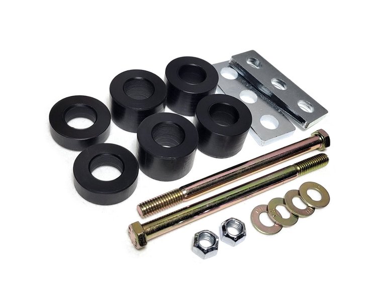 125-TCB-M09 Transmission Crossmember Replacement Hardware Kit for 1982-1993 Crossmembers
