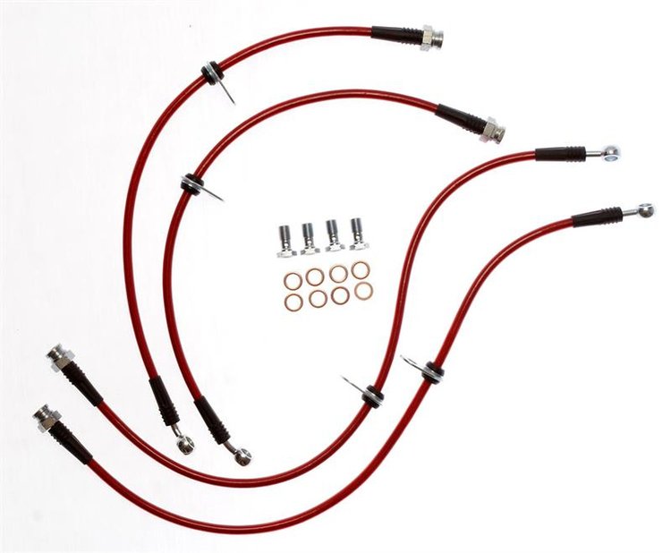 CHEVY-CAMARO-22-BLK Stainless Brake Hose Kit for 2010-2011 Camaro SS [Black]