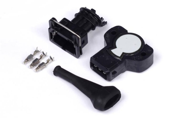 HT-010402 Throttle Position Sensor, Grey, CW Rotation, 8 mm D-Shaft