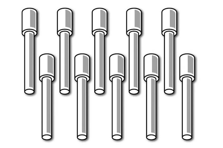 HT-030052 Plastic AMP Connector-Pins Only, Waterproofing/Blanking