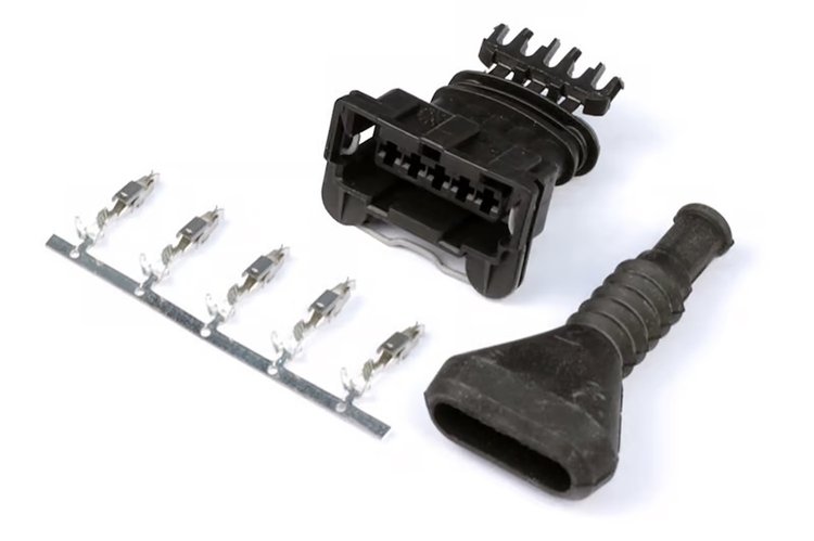 HT-030312 Plug and-Pins Only, Bosch 5-Pin Junior Timer Female Connect