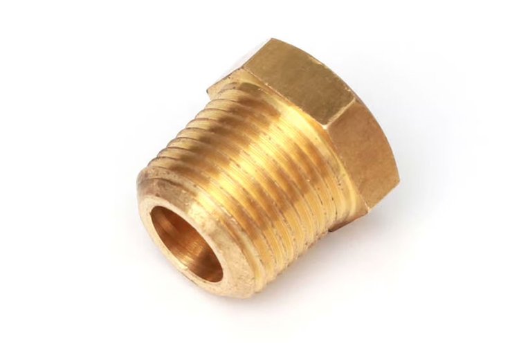 HT-120000 Sensor Adaptor, Brass 1/8 in. NPTF to 3/8 in .NPTF