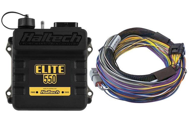 HT-150402 Elite 550 ECU + Basic Universal Wire-in Harness Kit, Universal 1-8 Cyl. or 2-Rotor Applications