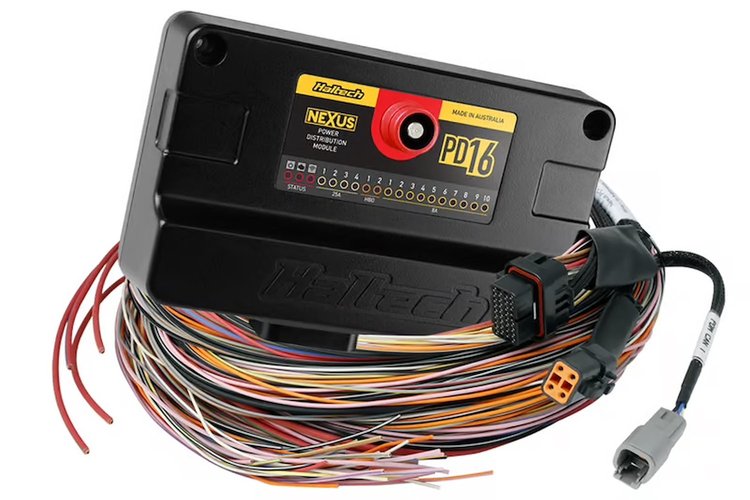 HT-198201 NEXUS PD16 Power Distribution Module w/Flying Lead Harness for Haltech Elite and Nexus ECUs