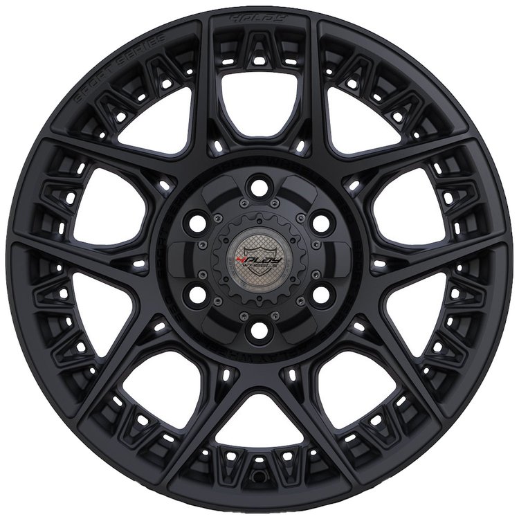 4Play S50 Satin Black Wheel Size: 20" x 9"
