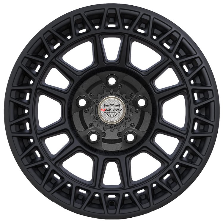 4Play S12 Satin Black Wheel Size: 20" x 9"