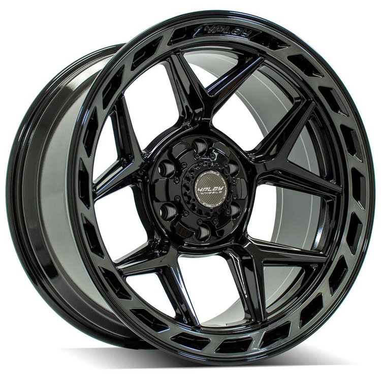 4Play 55 Wheel Size: 20" x 10", Bolt Pattern: 5 x 5" / 5 x 5.50" [Brushed Black]
