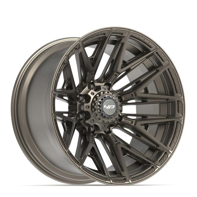 4P40 Wheel [Size: 22"x12"] 8 x 180 mm Bolt Pattern, Satin Bronze