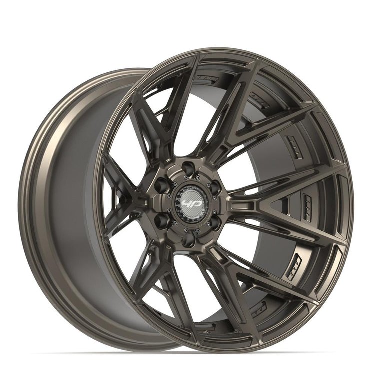 4P40 Wheel [Size: 22"x12"] 6 x 135 mm & 6 x 139.7 mm Bolt Pattern, Satin Bronze