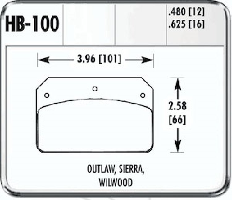 HP-Plus Performance Brake Pads Wilwood Dynalite Calipers