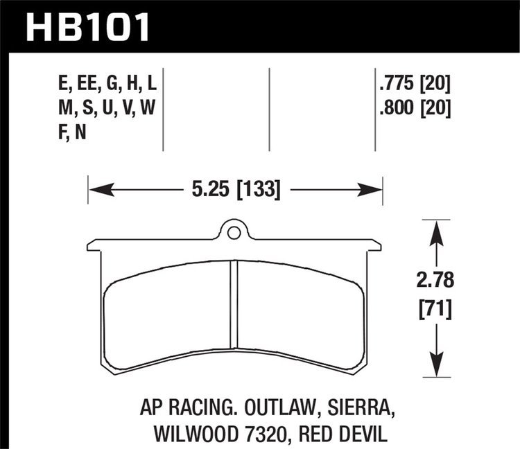 ER-1 BRAKE PADS