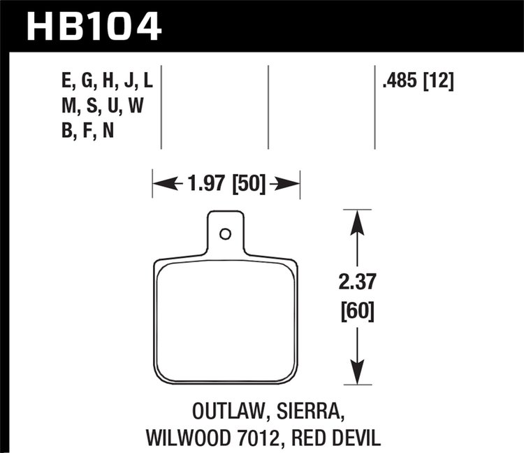 ER-1 BRAKE PADS
