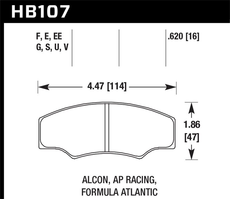 ER-1 BRAKE PADS