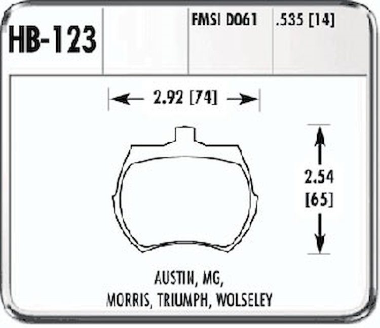 Performance Brake AUSTIN MG MORRIS TRIUMPH
