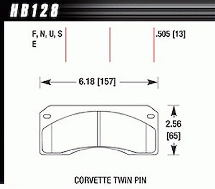 HT-10 PADS Corvette Twin Pin