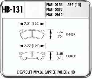 Performance Brake CHEVY CAPRICE - POLICE