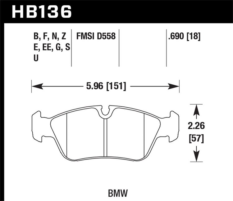 ER-1 BRAKE PADS