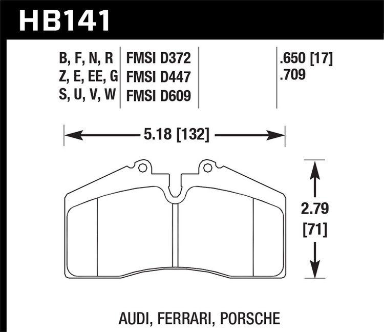 ER-1 BRAKE PADS