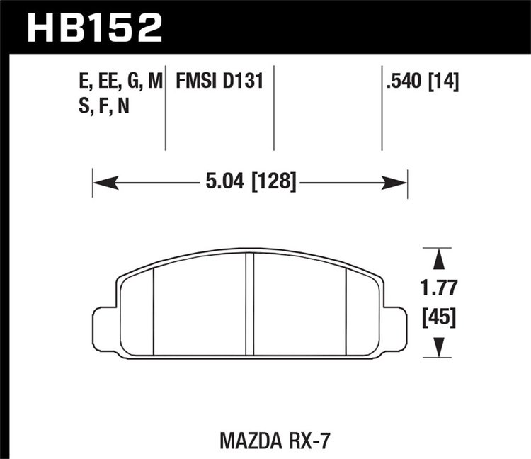 ER-1 BRAKE PADS