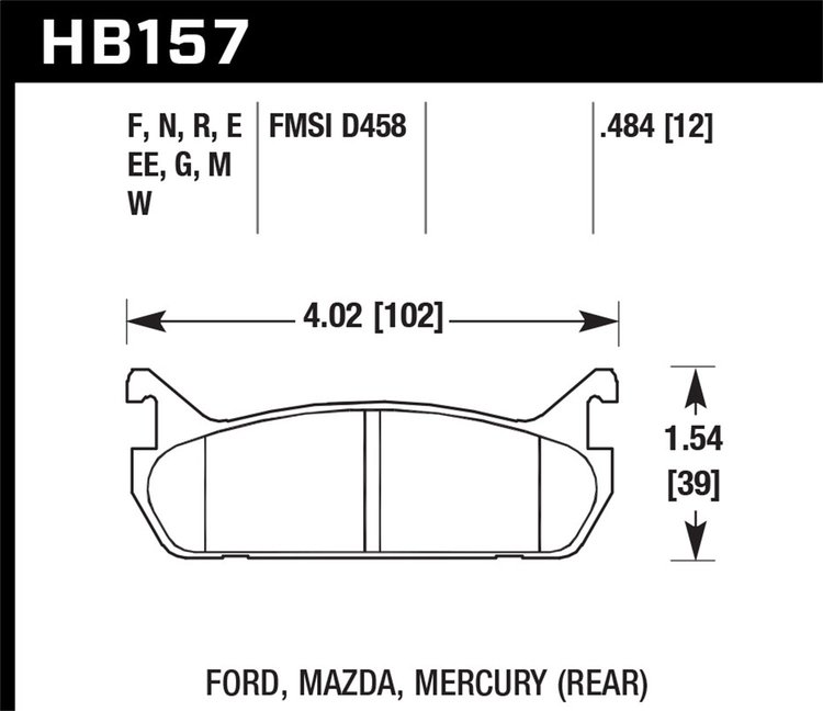 ER-1 BRAKE PADS