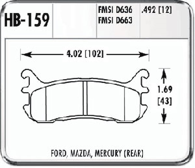 Performance Brake FORD MAZDA - (REAR)