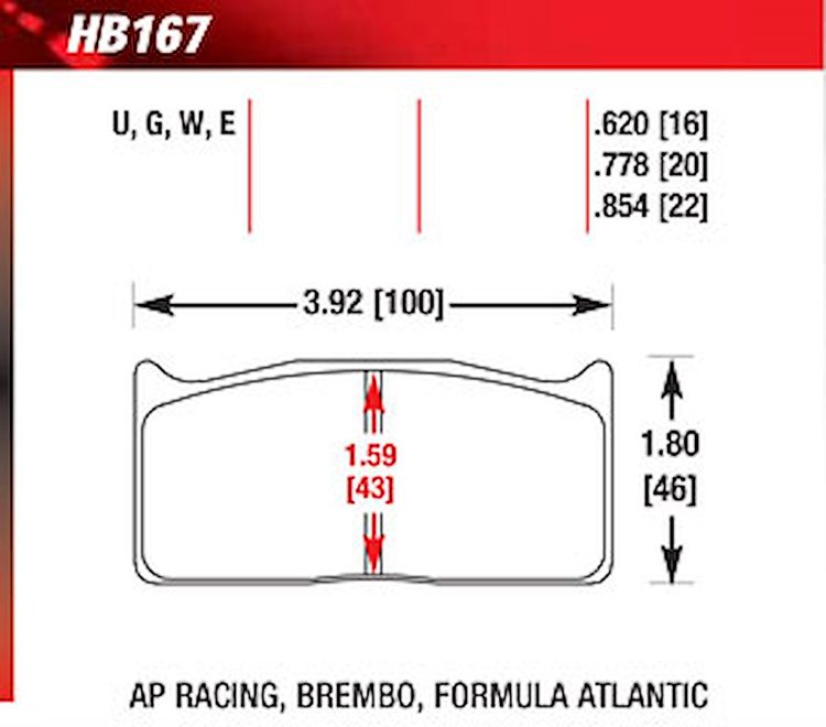 DTC-60 Disk Brake Pads Brembo