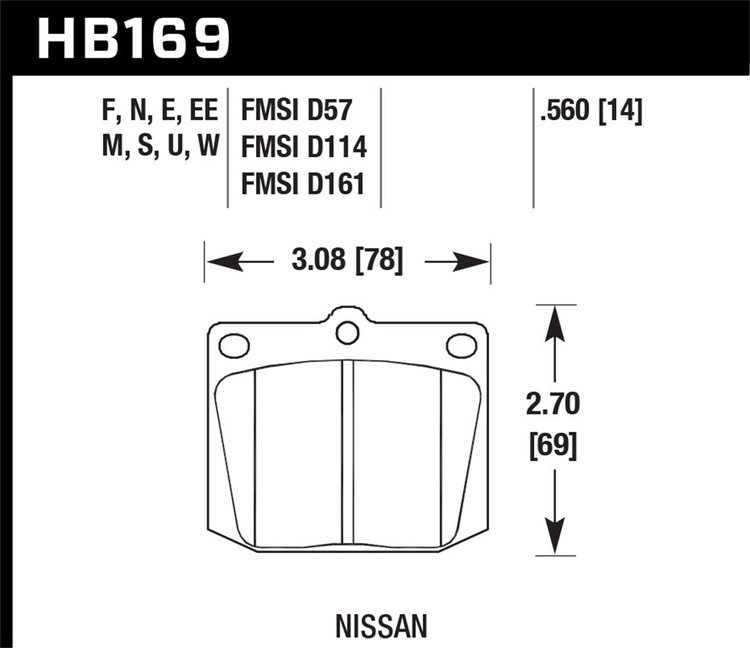 ER-1 BRAKE PADS
