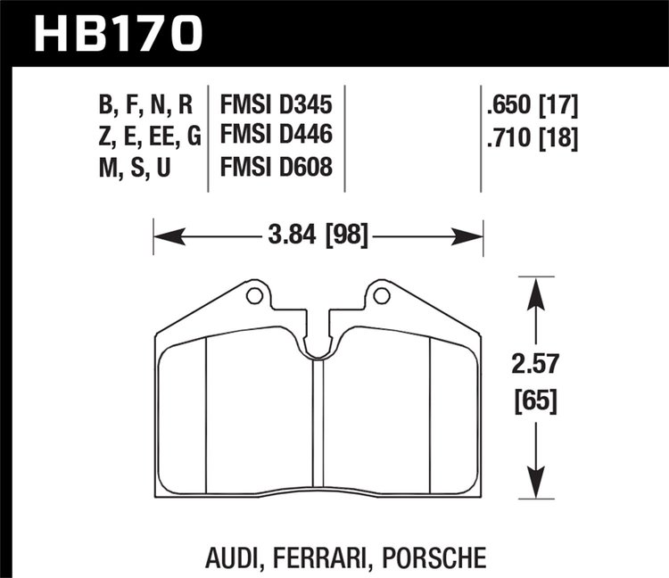 HPS 5.0 BRAKE PADS