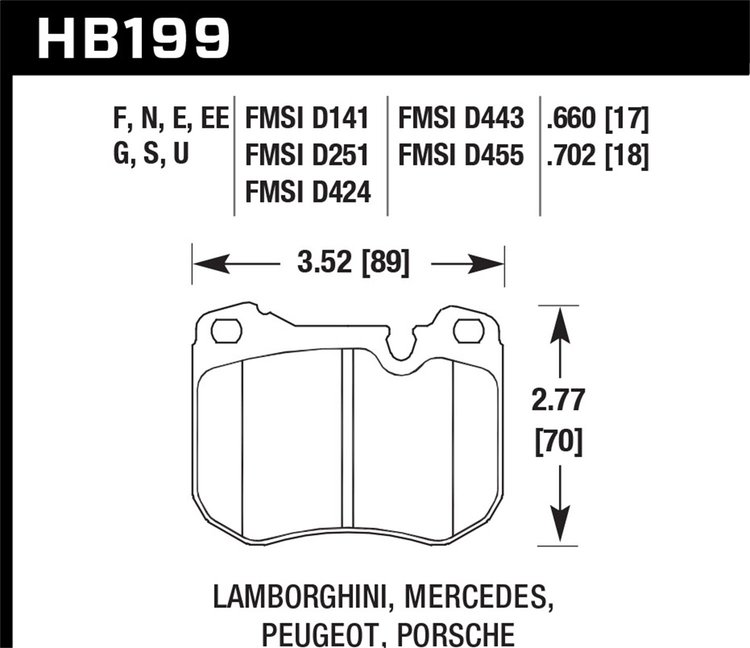 ER-1 BRAKE PADS