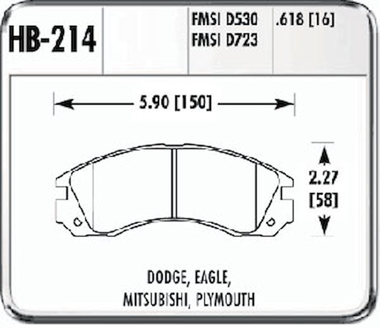 Performance Brake DODGE EAGLE MITSUBISHI PL