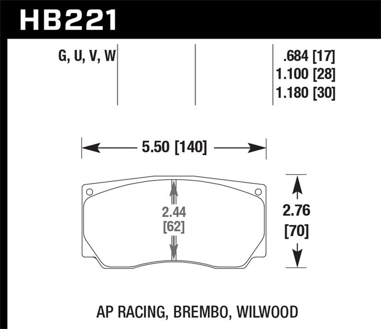 ER-1 BRAKE PADS